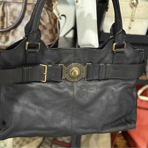 Burberry Black Leather Shoulder Bag